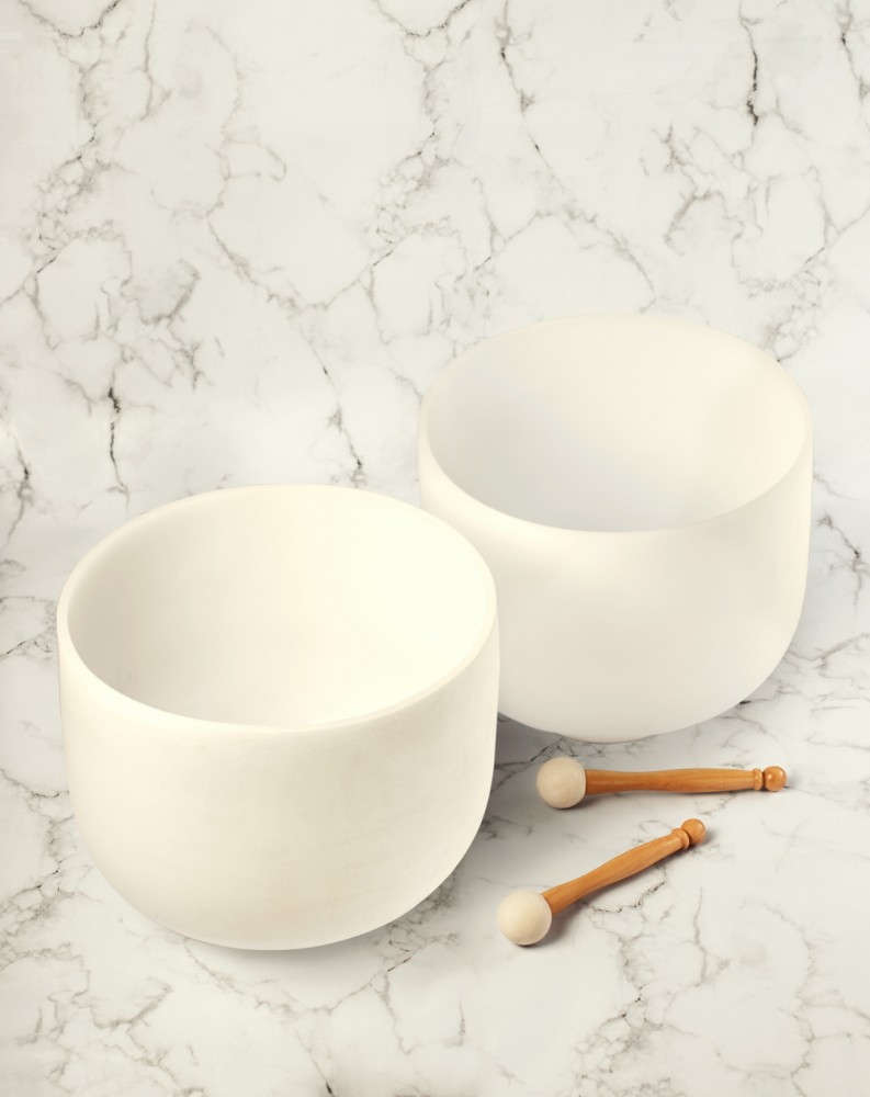 Set Binaurales - Si 14" Set Cuencos de Cuarzo