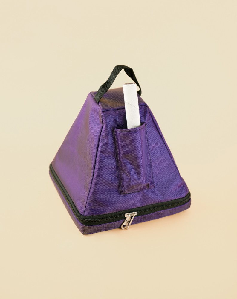 Bolso Pirámide de Cuarzo 8" Cristal de Cuarzo