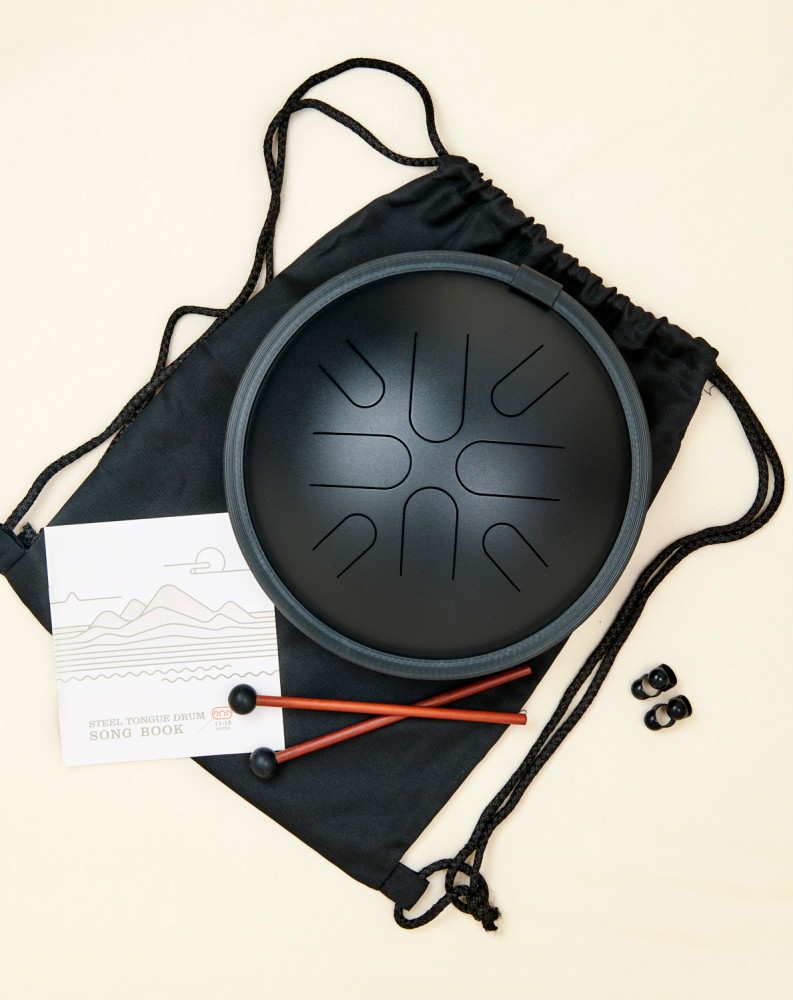 Steel Tongue Drum - 8 N travel Hand Pan y Tongue Drums