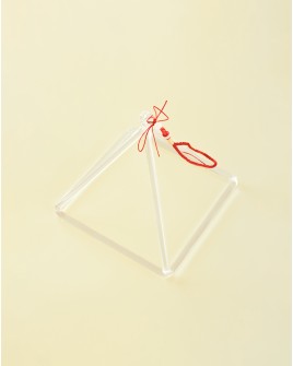 Pirámide de Cuarzo 8" + Bolso Pirámide de Cuarzo 8" Tienda