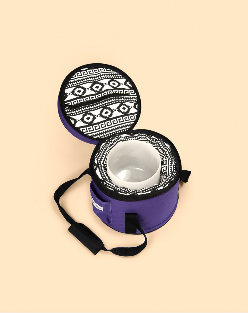 Cuenco de Cuarzo con Bolso - 7" Set Cuencos de Cuarzo