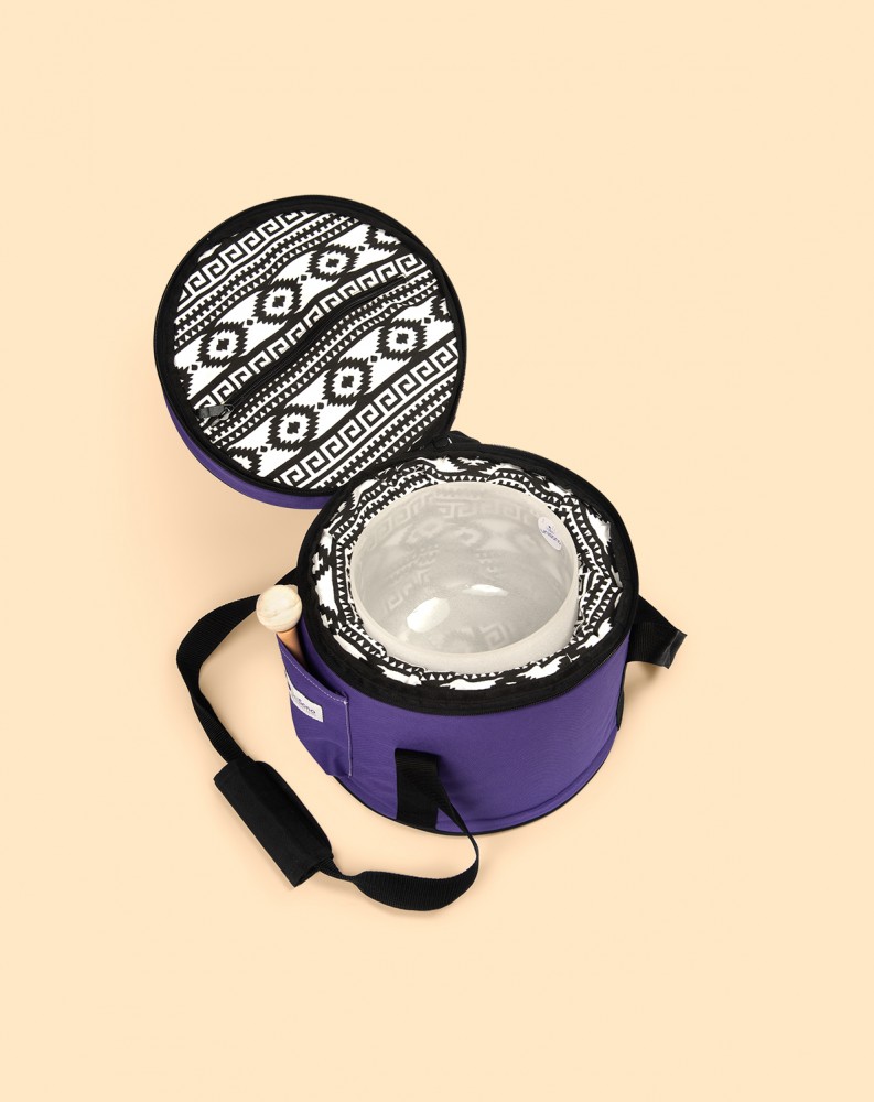 Cuenco de Cuarzo con Bolso - 8" Set Cuencos de Cuarzo